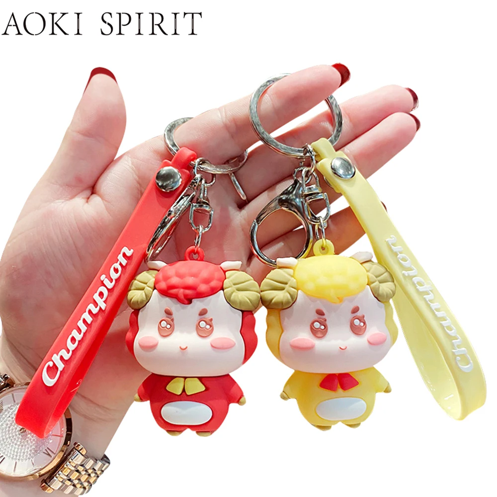 Cute Little Sheep Keychain Key Ring Cartoon PVC Stereo Lovers Trinket Mobile Phone Bag Luggage Car Pendant Fun Gifts for Lovers
Cute Little Sheep Keychain Key Ring Cartoon PVC Stereo Lovers Trinket Mobile Phone Bag Luggage Car Pendant Fun Gifts for Lovers