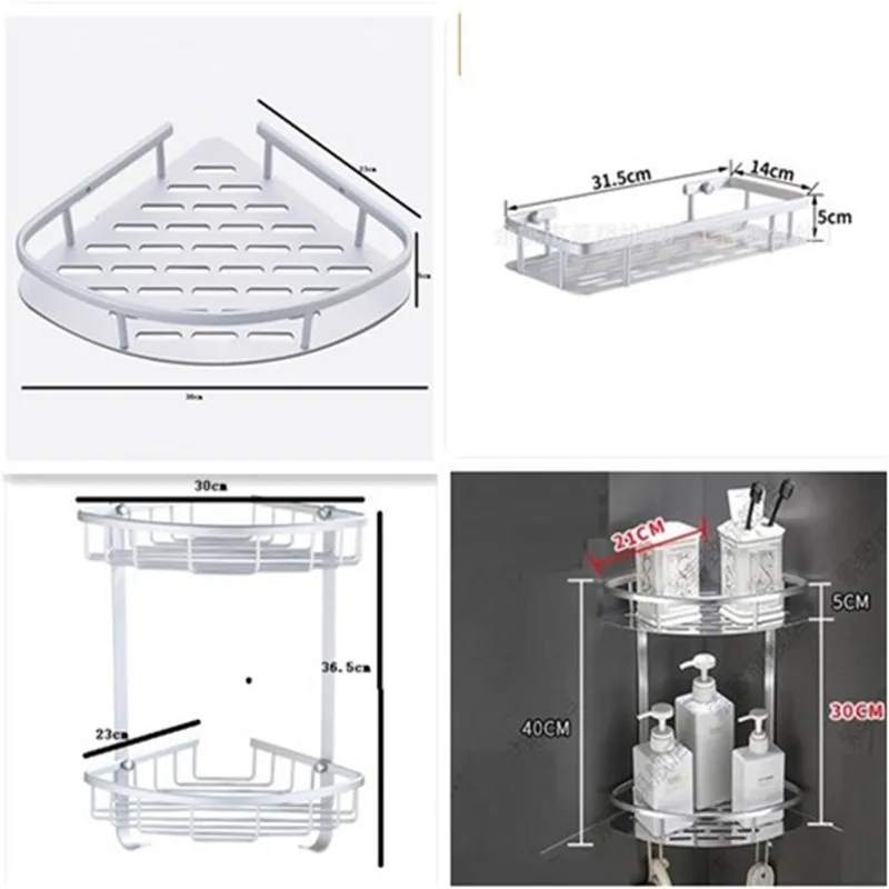Double Layer Bathroom Shelf Bathroom Products Holder Creative Cosmetic Storage Racks Punch-Free Triangle Shelf Bath Accessories
Double Layer Bathroom Shelf Bathroom Products Holder Creative Cosmetic Storage Racks Punch-Free Triangle Shelf Bath Accessories