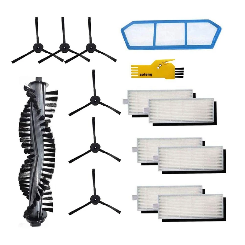 Replacement Parts for Ilife A4S Robot Vacuum Cleaner Accessories Kit Pack Of Main Brush, Primary Filter, Side Brush
Replacement Parts for Ilife A4S Robot Vacuum Cleaner Accessories Kit Pack Of Main Brush, Primary Filter, Side Brush