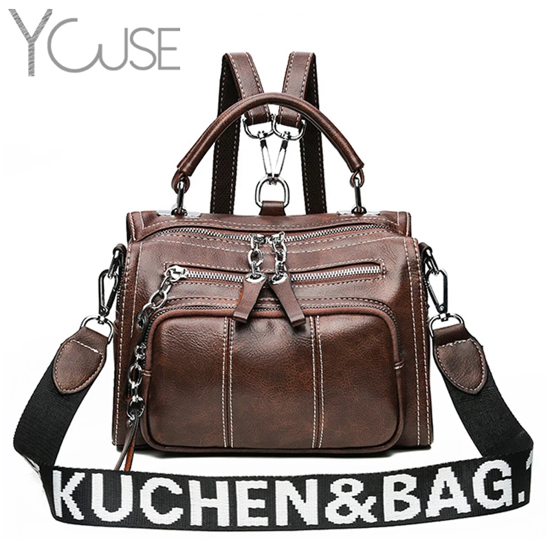 YOUSE 2021 Vintage Small Women High Quality Leather Bag New Elegant Shoulder Bag Women Mini Backpacks For Teenage Girls
YOUSE 2021 Vintage Small Women High Quality Leather Bag New Elegant Shoulder Bag Women Mini Backpacks For Teenage Girls