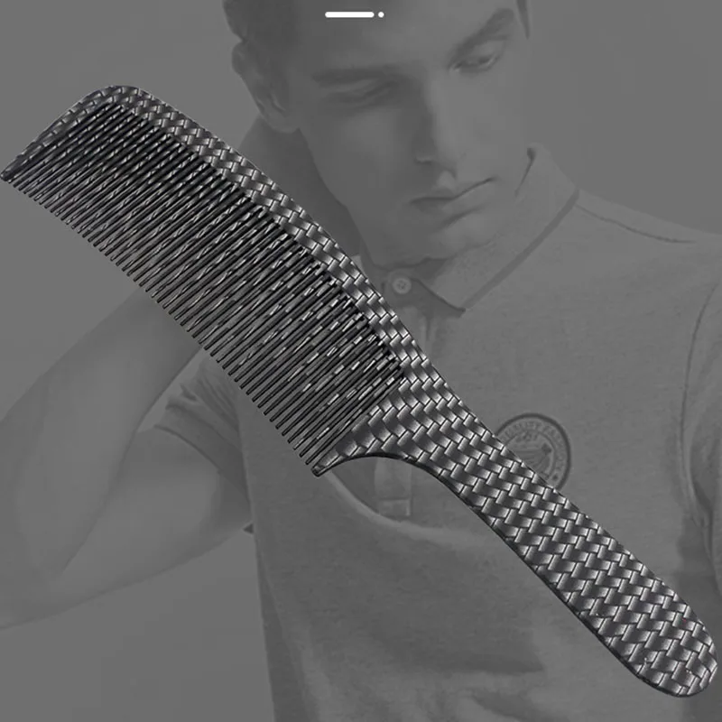 Hairdressing Hair Stylist Salon Carbon Combs Heat Resistant Hair Cutting Tool Cutting Comb Carbon Antistatic Comb
Hairdressing Hair Stylist Salon Carbon Combs Heat Resistant Hair Cutting Tool Cutting Comb Carbon Antistatic Comb
