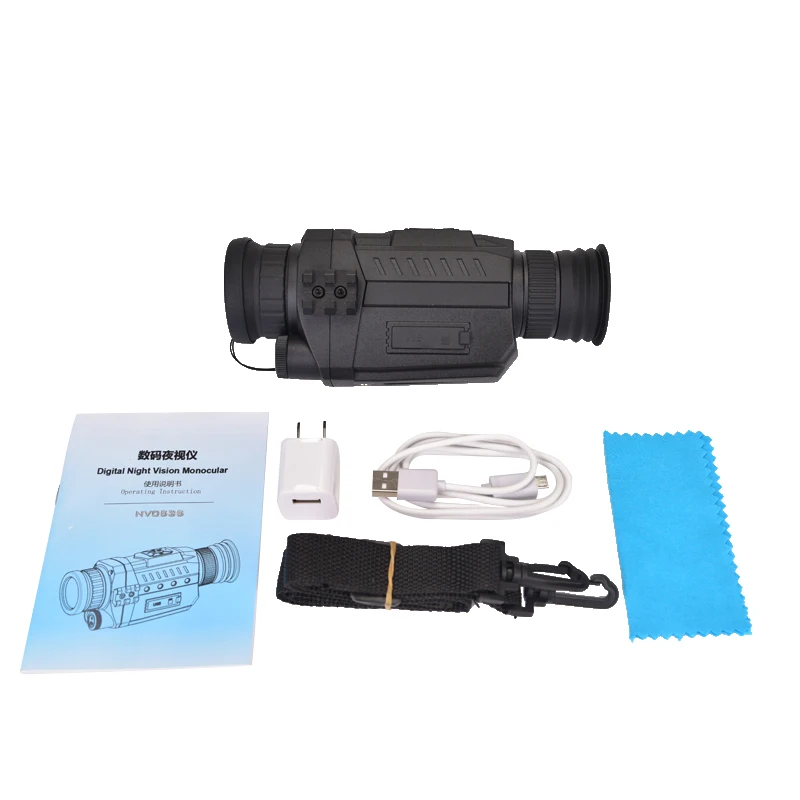 WG535 Digital Night Vision Monoculars 200m full dark DVR NIght Vision Scope 5X Optical Magnification Photo Video Hunting Cameras
WG535 Digital Night Vision Monoculars 200m full dark DVR NIght Vision Scope 5X Optical Magnification Photo Video Hunting Cameras