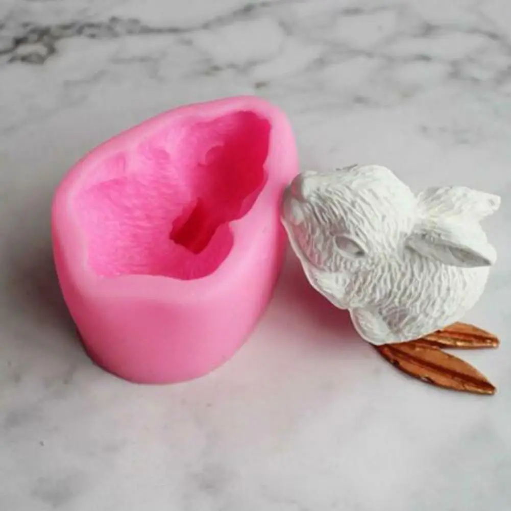 A Cute Rabbit Silicone Mold Chocolate Mu Si Fondant Baking Cake Mold Plaster Drop Glue Handmade Soap Mold 
A Cute Rabbit Silicone Mold Chocolate Mu Si Fondant Baking Cake Mold Plaster Drop Glue Handmade Soap Mold