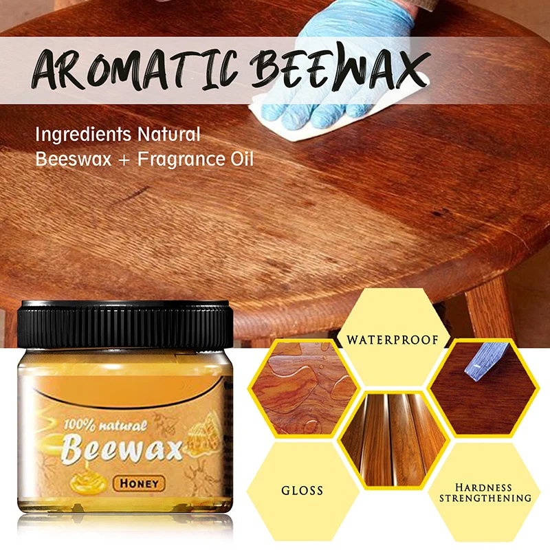 Multipurpose Natural Wood Wax Wood Seasoning Beewax Polishing Care Fragrant Beeswax Renewal Furniture For Home DFK889
Multipurpose Natural Wood Wax Wood Seasoning Beewax Polishing Care Fragrant Beeswax Renewal Furniture For Home DFK889