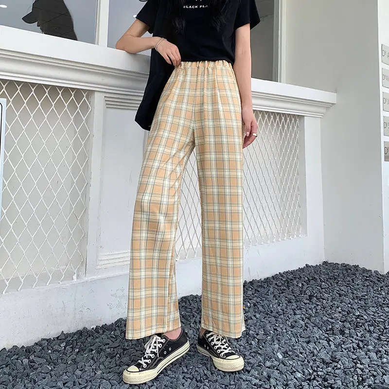 MINGLIUSILI Korean Style Plaid Pants Spring Fashion 2021 Wide Leg Pant Women Lattice Print High Waist Plus Size Pants Women
MINGLIUSILI Korean Style Plaid Pants Spring Fashion 2021 Wide Leg Pant Women Lattice Print High Waist Plus Size Pants Women