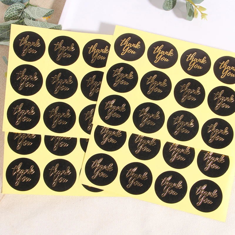 120pcs/Lot Black Gold Thank you Stickers Scrapbooking Label Wedding Stickers Adhesive Sticker Kraft Round Labels
120pcs/Lot Black Gold Thank you Stickers Scrapbooking Label Wedding Stickers Adhesive Sticker Kraft Round Labels