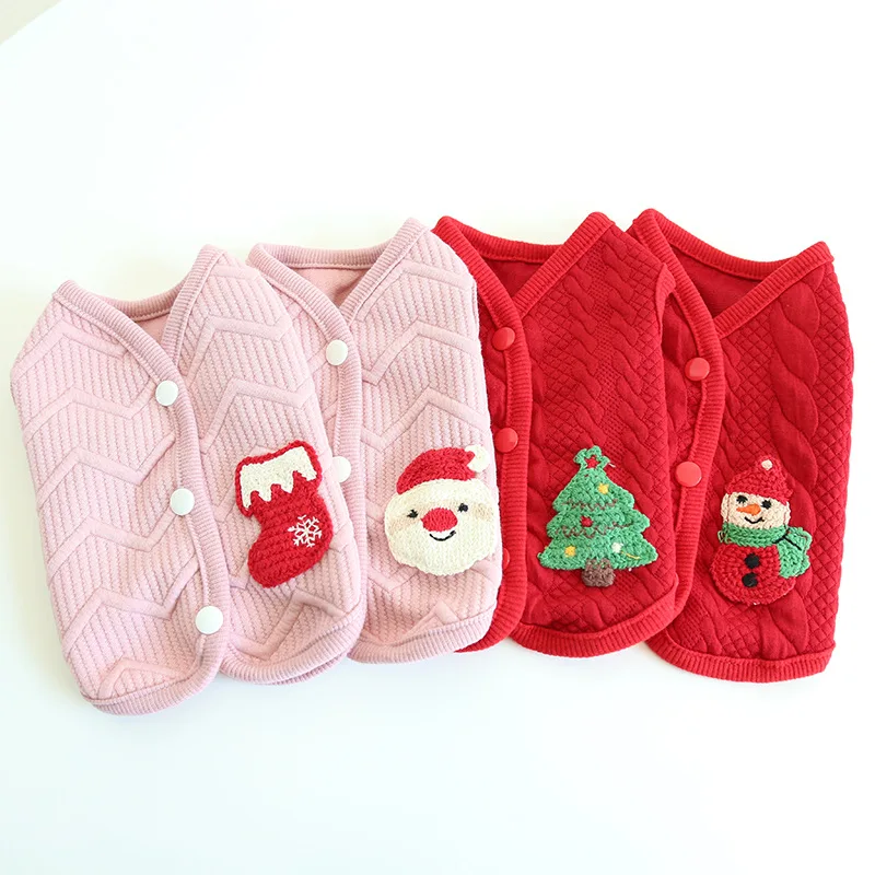 Pet Dog Clothes Christmas Jackets Clothings Dogs Super Small Clothing Cute Santa Claus Snowman Print Winter Red Warm Ropa Perro
Pet Dog Clothes Christmas Jackets Clothings Dogs Super Small Clothing Cute Santa Claus Snowman Print Winter Red Warm Ropa Perro