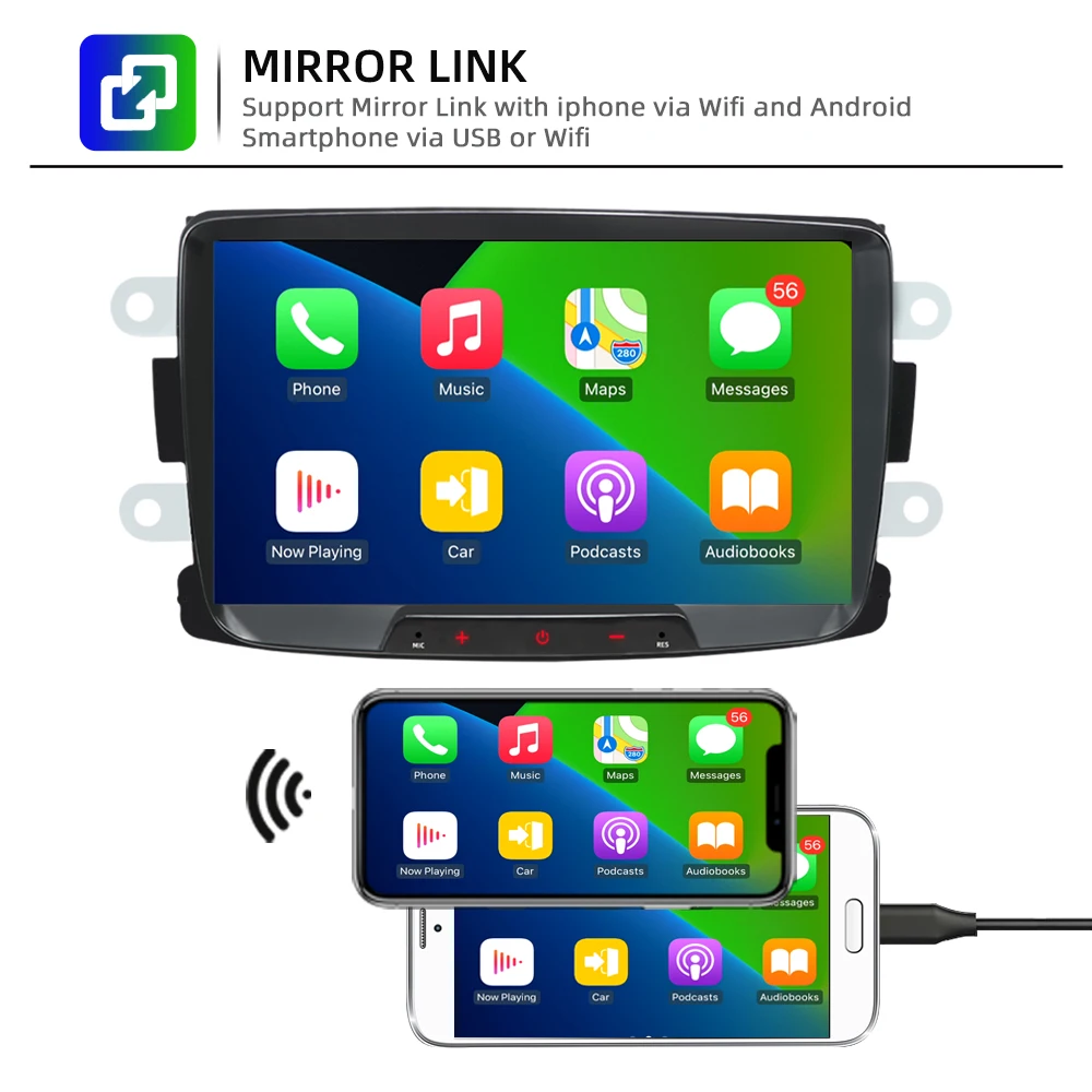 Автомагнитола PEERCE 2DIN Android 9 1 8 дюймов автомобильный мультимедийный плеер GPS Mirrorlink