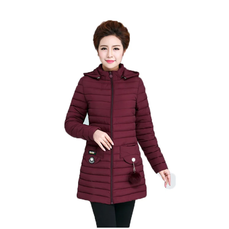 Green Down Cotton Coat Women Wine Red 2021 New Autumn Winter Plus Size 6XL Slim Top Fashion Keep Warm Hooded Parkas Jacket N1183 
Green Down Cotton Coat Women Wine Red 2021 New Autumn Winter Plus Size 6XL Slim Top Fashion Keep Warm Hooded Parkas Jacket N1183
