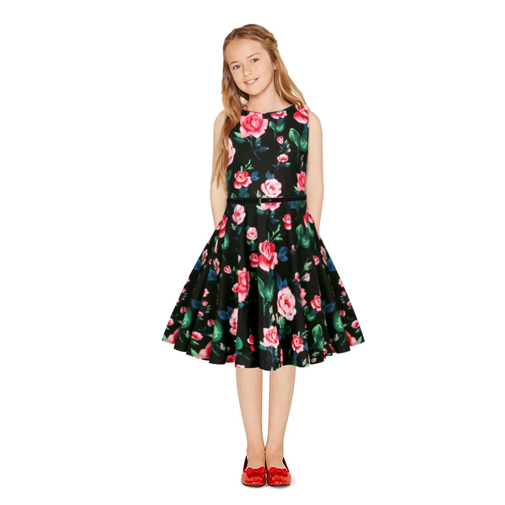 SAGACE New Fashion Girl Print Party Dress Toddler Girl Kids Round Neck Sleeveless Princess A-Line Dresses Summer Clothing
SAGACE New Fashion Girl Print Party Dress Toddler Girl Kids Round Neck Sleeveless Princess A-Line Dresses Summer Clothing