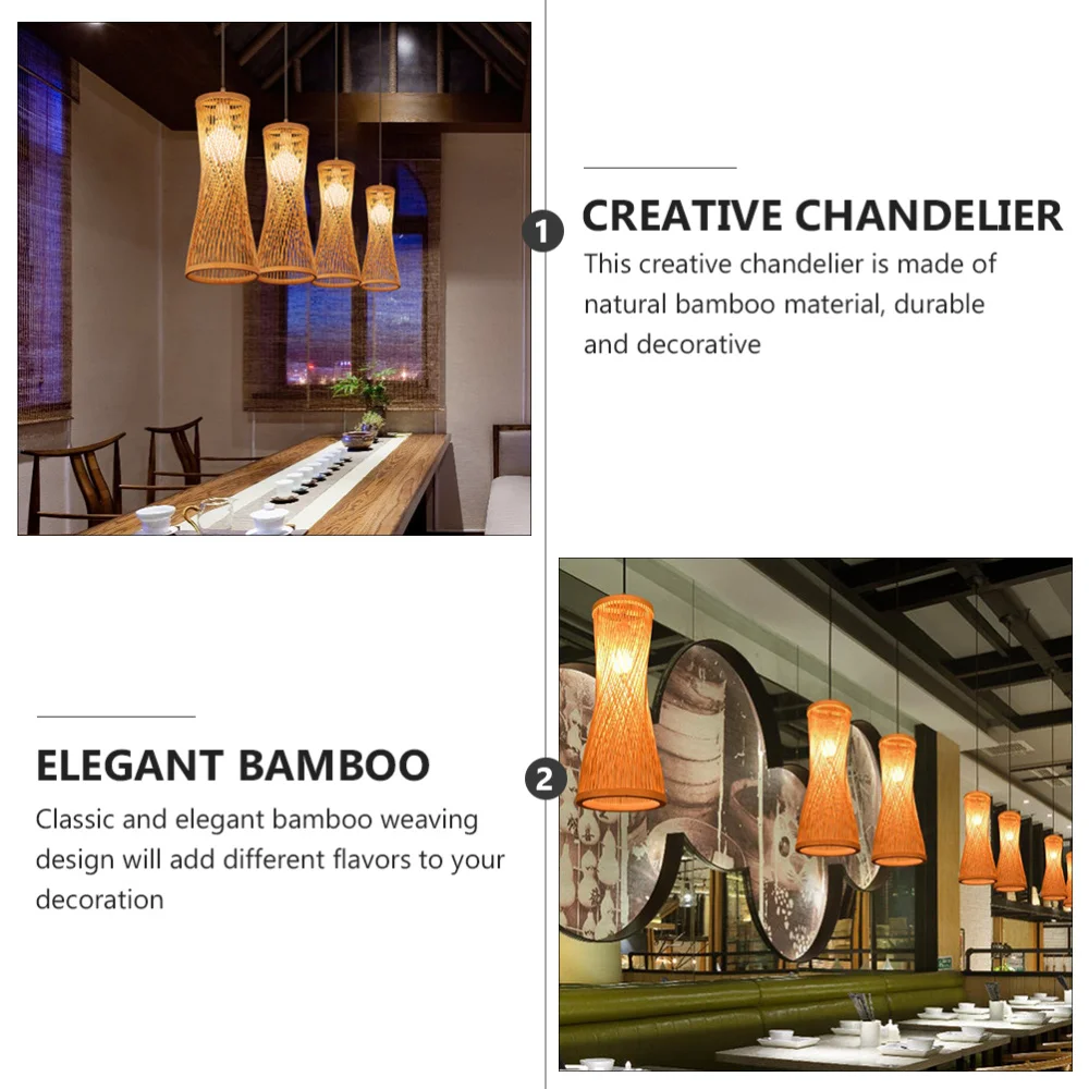 1Pc New Chinese Style Creative Bamboo Weaving Hanging Light for Home Decor
1Pc New Chinese Style Creative Bamboo Weaving Hanging Light for Home Decor