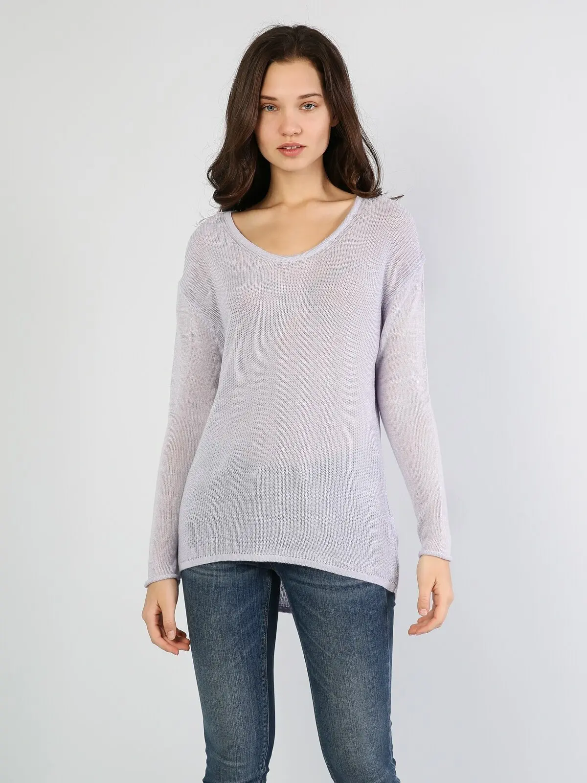 Colins Woman Regular Fit Purple Sweaters women's sweater pullover women sweaters for women fashion sweater outerwear,CL1011994
Colins Woman Regular Fit Purple Sweaters women's sweater pullover women sweaters for women fashion sweater outerwear,CL1011994