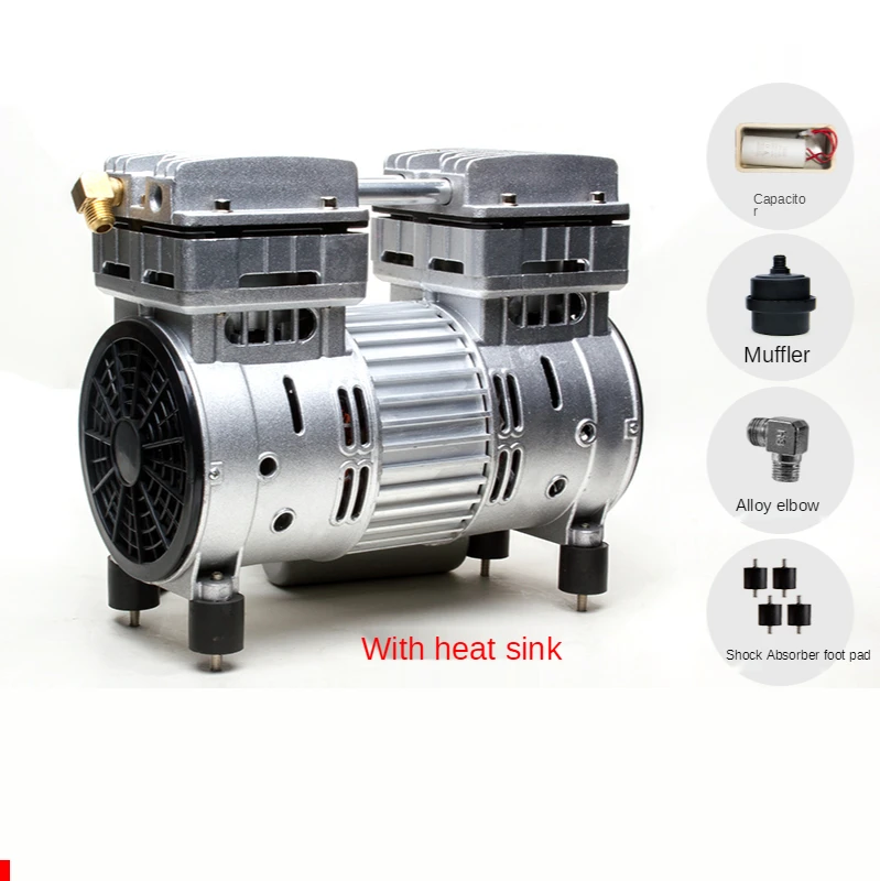 750W Copper Wire Oil-Free Silent Air Pump Air Compressor Head Small Air Pump Head Motor With Silencer 1380RPM 60L/MIN
750W Copper Wire Oil-Free Silent Air Pump Air Compressor Head Small Air Pump Head Motor With Silencer 1380RPM 60L/MIN