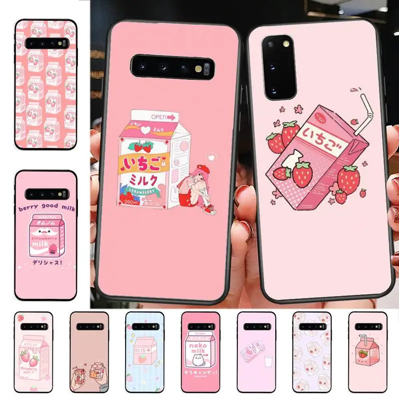 YNDFCNB Cute Japanese Strawberry Milk Phone Case for Samsung S10 21 20 9 8 plus lite S20 UlTRA 7edge
YNDFCNB Cute Japanese Strawberry Milk Phone Case for Samsung S10 21 20 9 8 plus lite S20 UlTRA 7edge