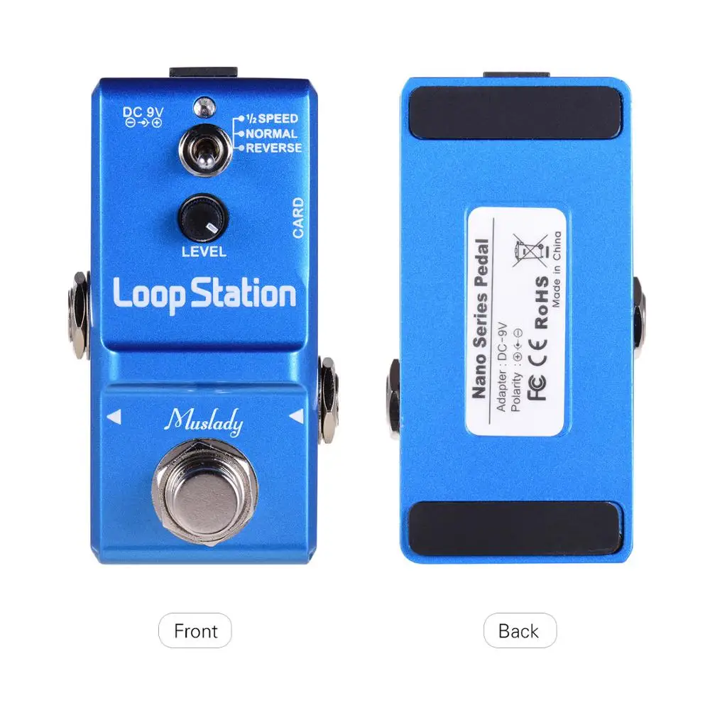 Muslady Loop Station Mini Guitar Looper Effect Pedal 10 Minutes Recording Time 3 Working Modes True Bypass with 1GB Memory Card
Muslady Loop Station Mini Guitar Looper Effect Pedal 10 Minutes Recording Time 3 Working Modes True Bypass with 1GB Memory Card