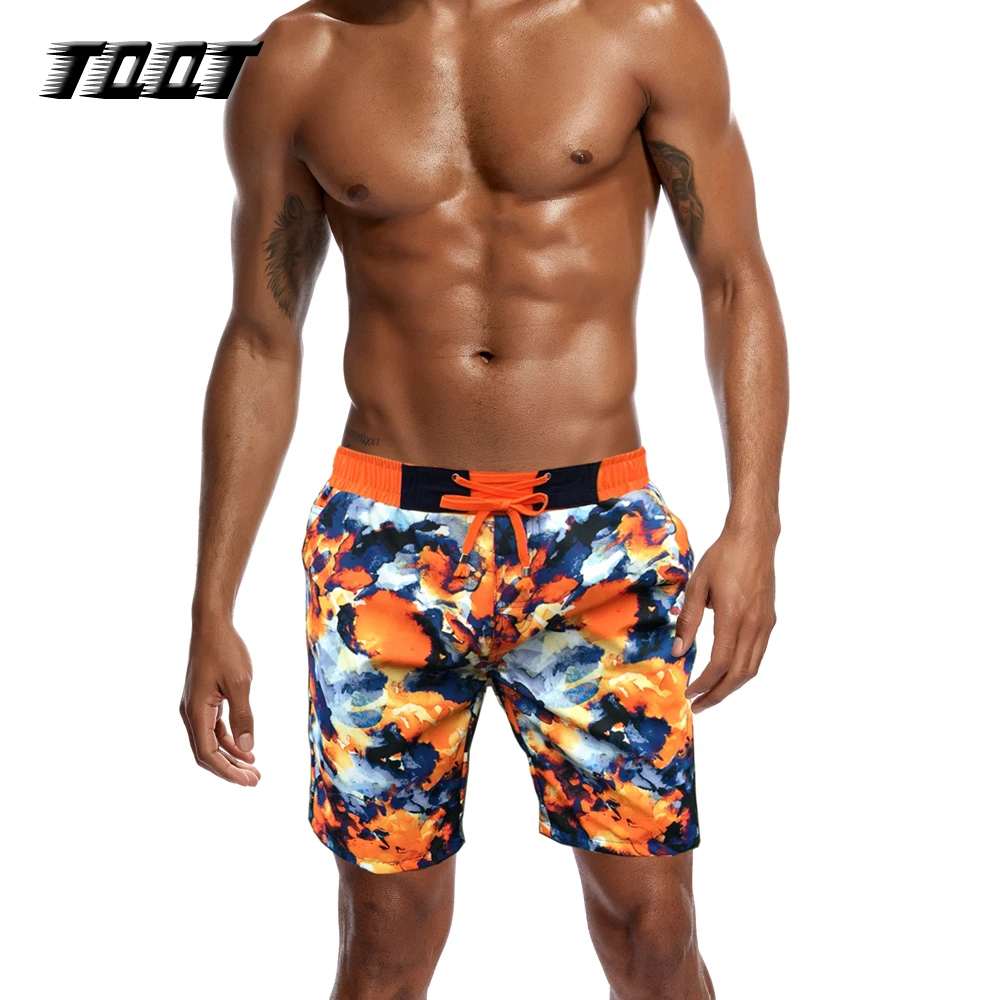 TQQT Лето Шорты Для мужчин s Купальники Пляж Красочные доска с эластичной резинкой
