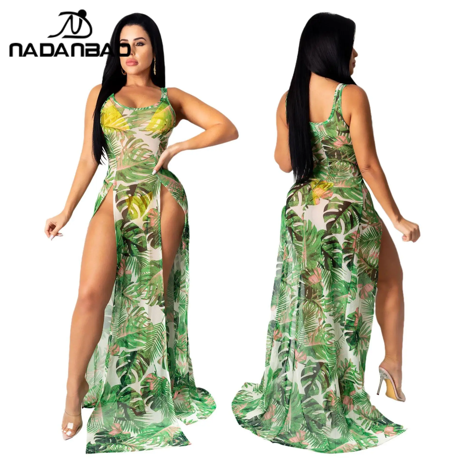 NADANBAO 2021 Summer Beach Dress Casual Sexy Split Suspender Women Clothes Travel Seaside Beach Plus Size Floral Dresses Female
NADANBAO 2021 Summer Beach Dress Casual Sexy Split Suspender Women Clothes Travel Seaside Beach Plus Size Floral Dresses Female