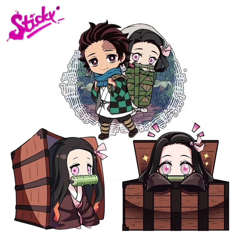 STICKY Cate Anime Demon Slayer Tanjirou Nezuko Car Sticker Decal Decor for RV Auto Motocross Racing Laptop Helmet Trunk Wall
STICKY Cate Anime Demon Slayer Tanjirou Nezuko Car Sticker Decal Decor for RV Auto Motocross Racing Laptop Helmet Trunk Wall