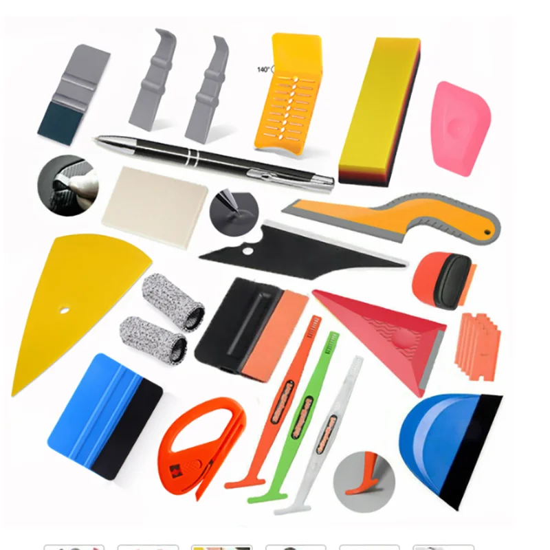 EHDIS Automobiles Car Vinyl Wrap Tint Tool Kit Window Film Install Plastic Scraper No Scratch Bondo Squeegee Safety Knife Cutter
EHDIS Automobiles Car Vinyl Wrap Tint Tool Kit Window Film Install Plastic Scraper No Scratch Bondo Squeegee Safety Knife Cutter