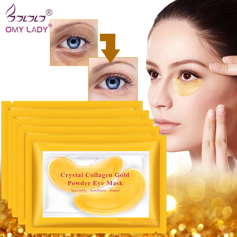 OMY LADY Gold Masks Crystal Collagen Eye Mask Anti-Wrinkle Eye Patches For The Eye Face Mask Remove Black Eye Care
OMY LADY Gold Masks Crystal Collagen Eye Mask Anti-Wrinkle Eye Patches For The Eye Face Mask Remove Black Eye Care