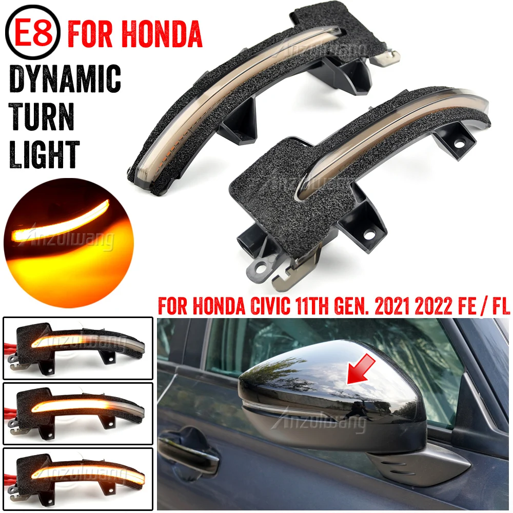 2PCS For Civic 11th 2021 2022 FE / FL LED Dynamic Side Mirror Turn Signal Light Indicator Sequential Lamps
2PCS For Civic 11th 2021 2022 FE / FL LED Dynamic Side Mirror Turn Signal Light Indicator Sequential Lamps