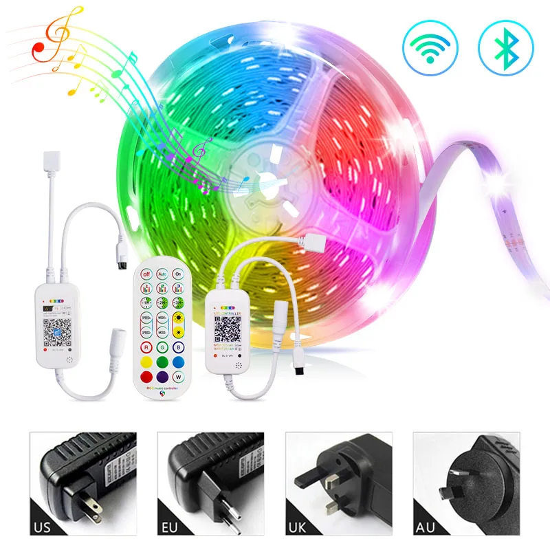Светодиодная лента 5050 RGB светильник М-20 м, светодиодсветильник лампа Alexa Wifi, гибкая светодиодный ная лента для украшения комнаты, музыкальны...
Светодиодная лента 5050 RGB светильник М-20 м, светодиодсветильник лампа Alexa Wifi, гибкая светодиодный ная лента для украшения комнаты, музыкальны...