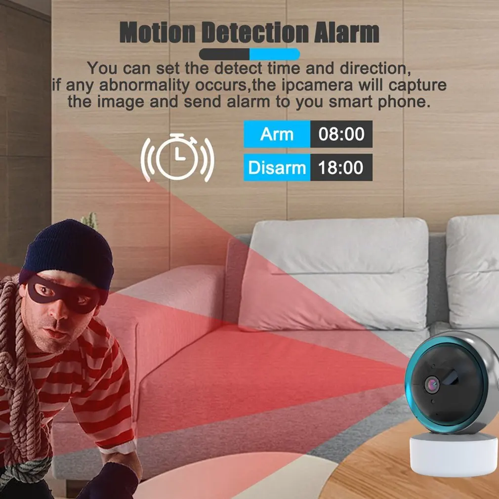 1080P Smart Tracking Wireless WiFi Security Surveillance Camera High Stability Clear Two Way Audio Durable Camera Google Home
1080P Smart Tracking Wireless WiFi Security Surveillance Camera High Stability Clear Two Way Audio Durable Camera Google Home