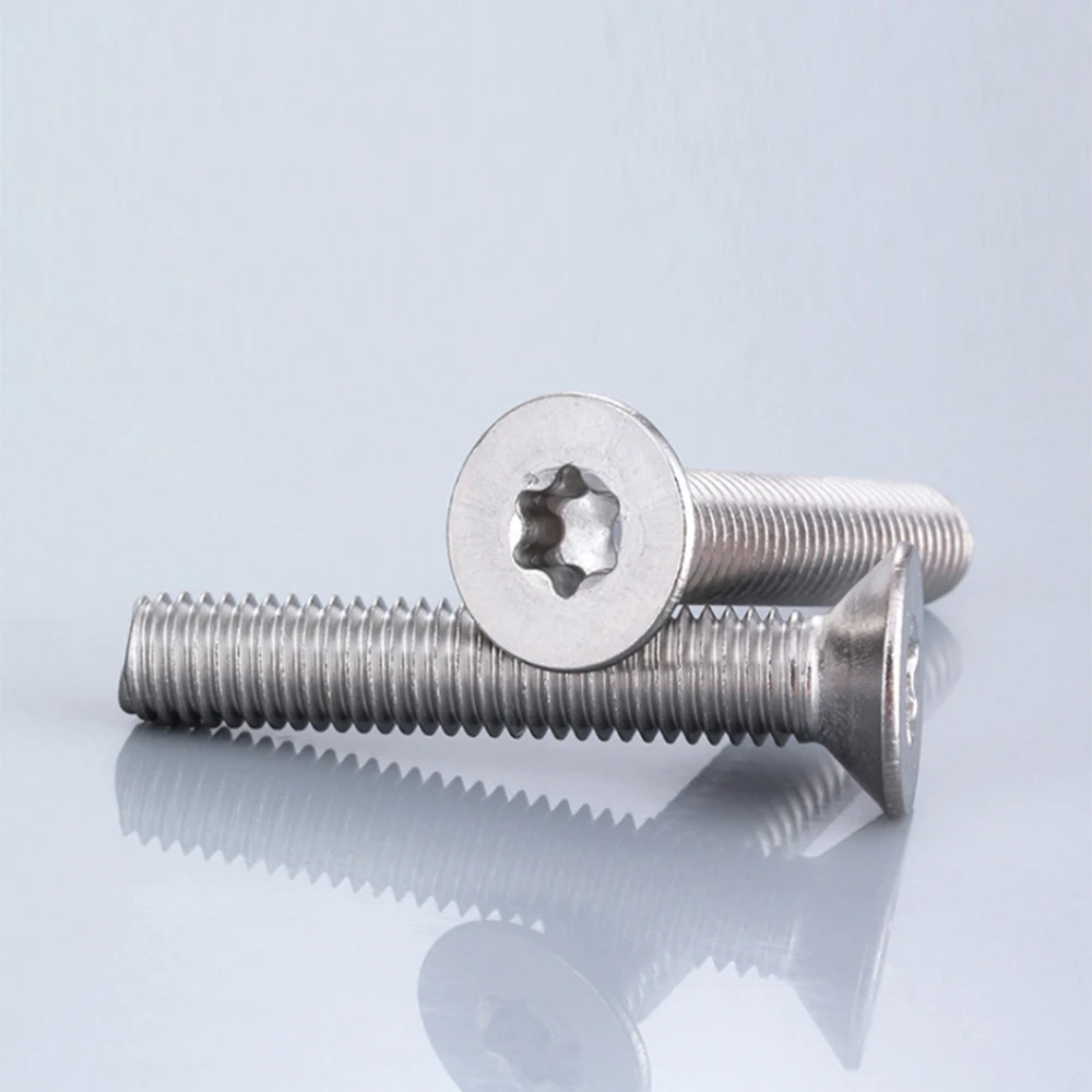 50pieces M2 M2.5 M3 M4 Stainless Steel 304 Torx Countersunk Screw Guard Screw Six-Lobe Flat Head Machine Security Screws 
50pieces M2 M2.5 M3 M4 Stainless Steel 304 Torx Countersunk Screw Guard Screw Six-Lobe Flat Head Machine Security Screws