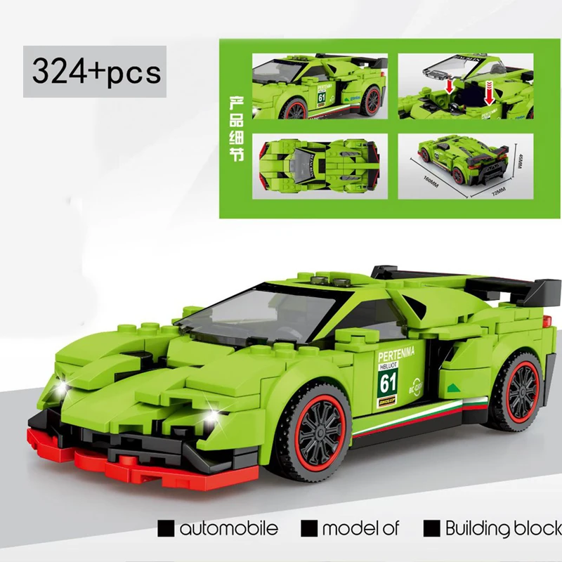Speed Sport Super Creator Technical Bricks Champions Race Car City Great Vehicle Set Racing Building DIY Kid Toys Gift
Speed Sport Super Creator Technical Bricks Champions Race Car City Great Vehicle Set Racing Building DIY Kid Toys Gift