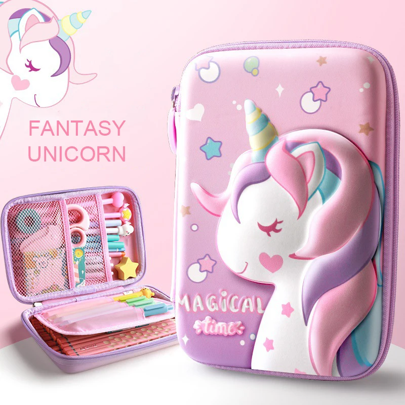 Cute Unicorn Stationery Storage Box For Girl Large Capacity School Pencil Case EVA Storage Bag For IPADMINI Stationery Organizer
Cute Unicorn Stationery Storage Box For Girl Large Capacity School Pencil Case EVA Storage Bag For IPADMINI Stationery Organizer