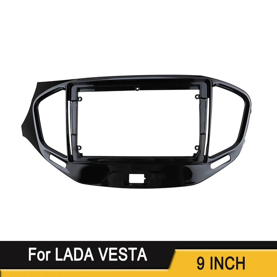 2Din Car DVD Frame Audio Fitting Adaptor Dash Trim Kits Facia Panel 9inch For LADA VESTA 2015-2019 Double Din Radio Player 
2Din Car DVD Frame Audio Fitting Adaptor Dash Trim Kits Facia Panel 9inch For LADA VESTA 2015-2019 Double Din Radio Player