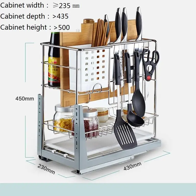 Органайзер из нержавеющей стали для кухни, кухонного шкафа
Органайзер из нержавеющей стали для кухни, кухонного шкафа