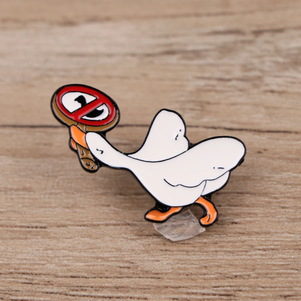 BG1480 Creative Cartoon Goose Game Brooch Cute Enamel White Goose Badge Clothing Accessories Gift for Kids Friends
BG1480 Creative Cartoon Goose Game Brooch Cute Enamel White Goose Badge Clothing Accessories Gift for Kids Friends