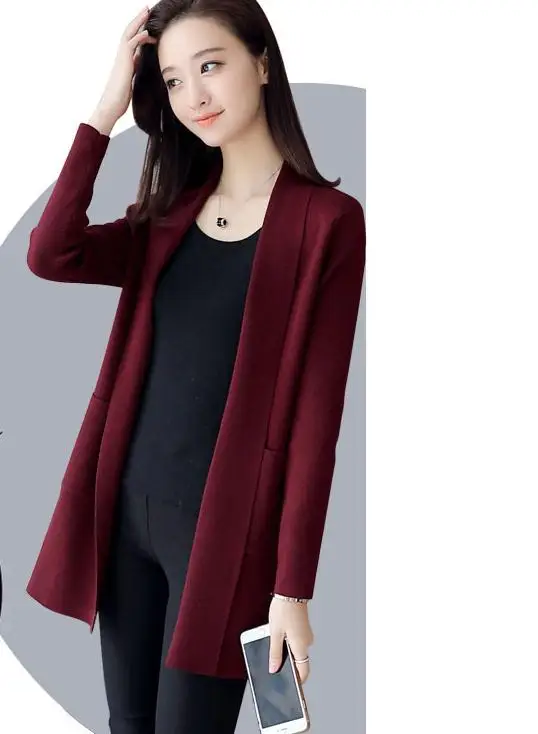 2020 spring and autumn with New style fashion Long sleeve Cardigan Women's Medium length Sweater coat
2020 spring and autumn with New style fashion Long sleeve Cardigan Women's Medium length Sweater coat