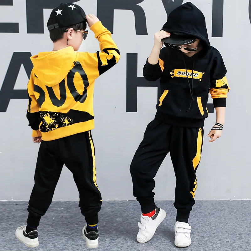 Autumn Kids Boys Tracksuit Sportswear Letter Printing Hoodie Sweatshirt+sweatpant Child Casual Jogger Running Workout Outfit Set 
Autumn Kids Boys Tracksuit Sportswear Letter Printing Hoodie Sweatshirt+sweatpant Child Casual Jogger Running Workout Outfit Set