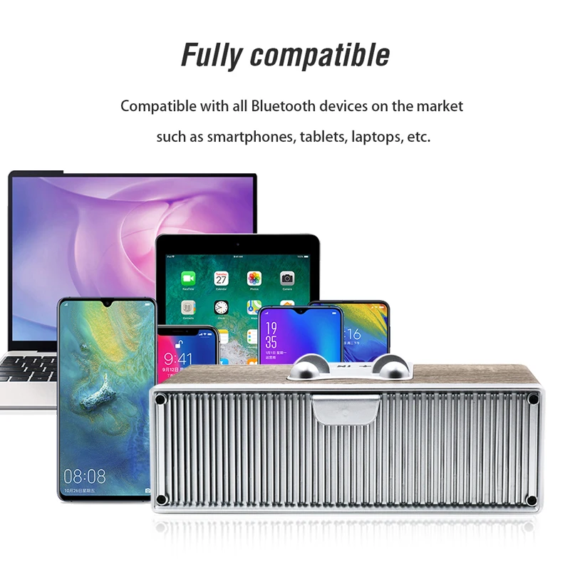 NBY 8820 портативный Bluetooth динамик fm-радио открытый беспроводной s сабвуфер 3D стерео