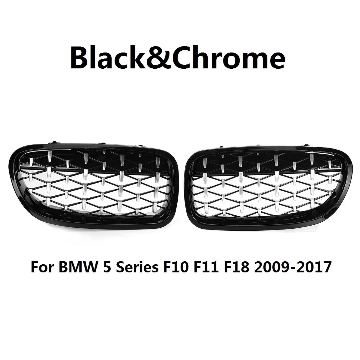 Diamond Front Kidney Grille Meteor Style Wide Grill Black For BMW F10 F11 F18 2009 2010-2017 Front Bumper Grille Chrome Black
Diamond Front Kidney Grille Meteor Style Wide Grill Black For BMW F10 F11 F18 2009 2010-2017 Front Bumper Grille Chrome Black