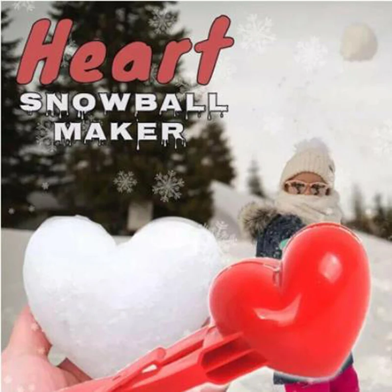 1pcs Love Heart Snowball Clip Maker Clip Children Outdoor Winter Snow Sand Mold Tool Creative Outdoor Fun & Sports Toys
1pcs Love Heart Snowball Clip Maker Clip Children Outdoor Winter Snow Sand Mold Tool Creative Outdoor Fun & Sports Toys