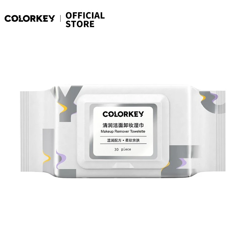 COLORKEY 40Pcs Makeup Remover Wipes Non Alcohol Cleanser Portable Deep Clean Wet Wipes Facial Lip Eye Face Skin Care Women
COLORKEY 40Pcs Makeup Remover Wipes Non Alcohol Cleanser Portable Deep Clean Wet Wipes Facial Lip Eye Face Skin Care Women