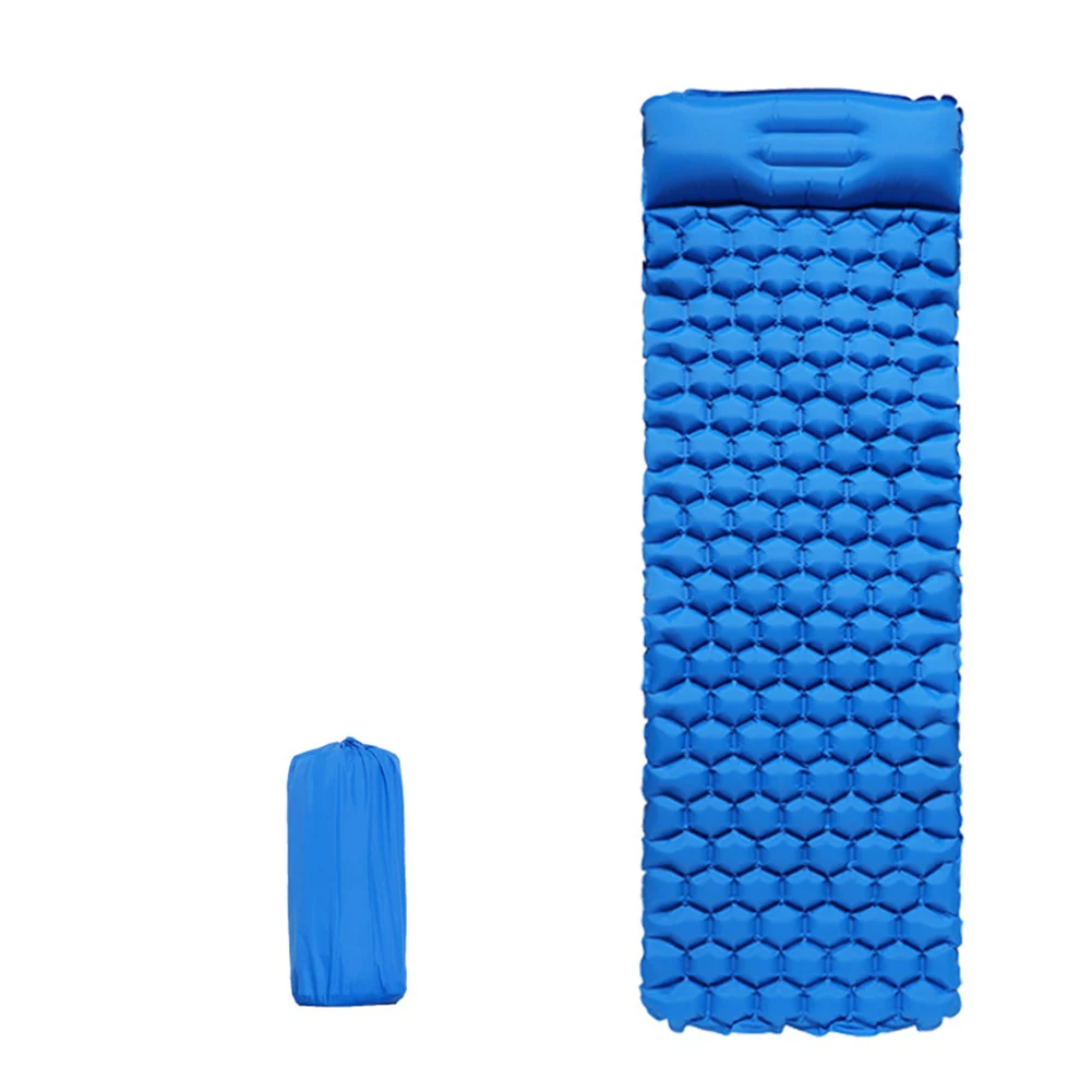 Outdoor Sleeping Pad Camping Inflatable Mattress with Pillows Travel Mat Folding Bed Ultralight Air Cushion Hiking Trekking
Outdoor Sleeping Pad Camping Inflatable Mattress with Pillows Travel Mat Folding Bed Ultralight Air Cushion Hiking Trekking