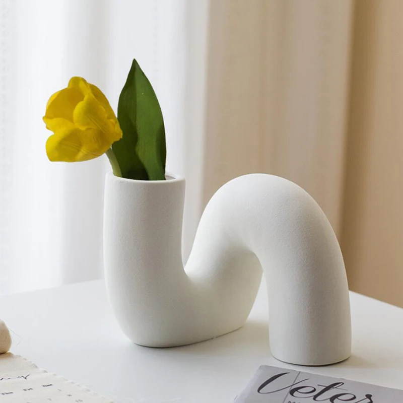 Керамическая ваза, домашний декор, ваза для цветов, Рождественское украшение, цветочные горшки, скульптура, Скандинавская художественная в... 
Керамическая ваза, домашний декор, ваза для цветов, Рождественское украшение, цветочные горшки, скульптура, Скандинавская художественная в...