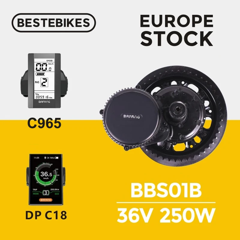 Bafang мотор BBS01 BBS01B 36V 250 W фара для электровелосипеда в комплект переоборудования