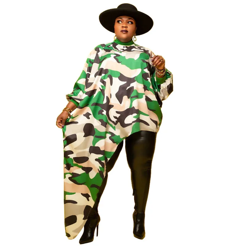 Extra Long Shirt Dress Sexy O Neck Club Maxi Dresses For Women Camouflage Leopard Irregular Fashion Vestidos 2021 Autumn
Extra Long Shirt Dress Sexy O Neck Club Maxi Dresses For Women Camouflage Leopard Irregular Fashion Vestidos 2021 Autumn