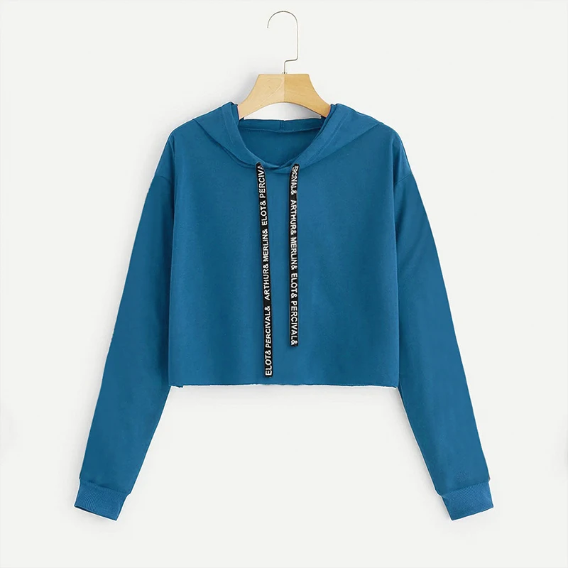 2020 Autumn Women Sweatshirt Fashion Letter Printing Casual Short Hoodies Loose Pullovers Hooded Sweatshirt Women
2020 Autumn Women Sweatshirt Fashion Letter Printing Casual Short Hoodies Loose Pullovers Hooded Sweatshirt Women