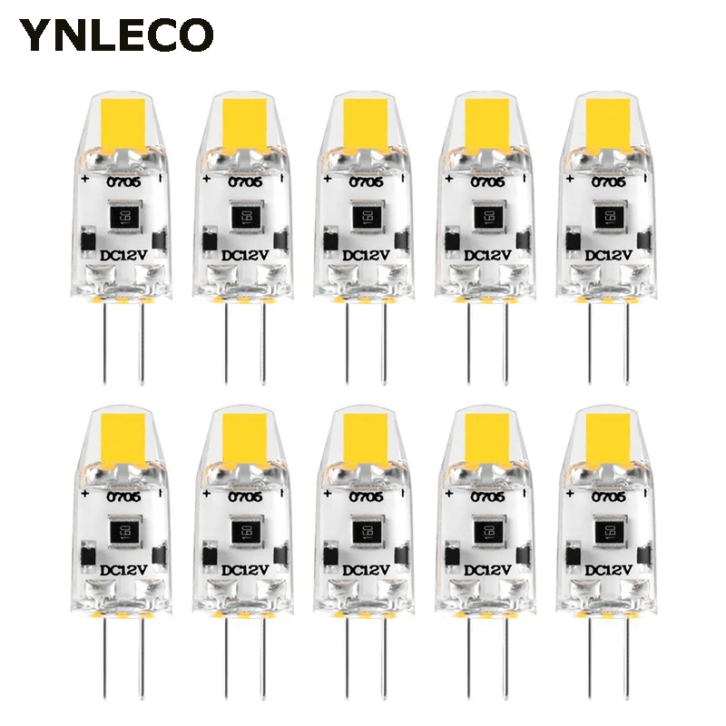 

10pcs G4 LED Bulb 12V DC Dimmable COB LED G4 Lamp Lampadas Light Bulbs 360 Beam Angle No Flicker Replace 10W 15W Halogen Lamp