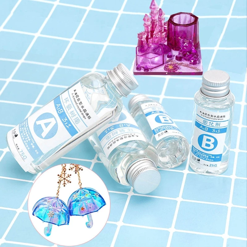 1 Set Clear Epoxy Resin High Adhesive 3:1 Ratio AB Crystal Resin Coating Casting Transparent Resin Crafts Jewelry Making
1 Set Clear Epoxy Resin High Adhesive 3:1 Ratio AB Crystal Resin Coating Casting Transparent Resin Crafts Jewelry Making