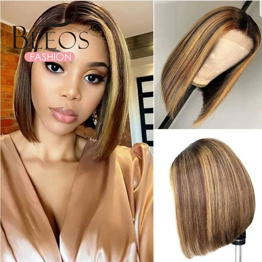 Highlight Straight Bob 13x4 Lace Front Human Hair Wigs Bob Wigs Brazilian Remy Short Bob Wig 150% Pre Plucked Lace Closure Wig
Highlight Straight Bob 13x4 Lace Front Human Hair Wigs Bob Wigs Brazilian Remy Short Bob Wig 150% Pre Plucked Lace Closure Wig
