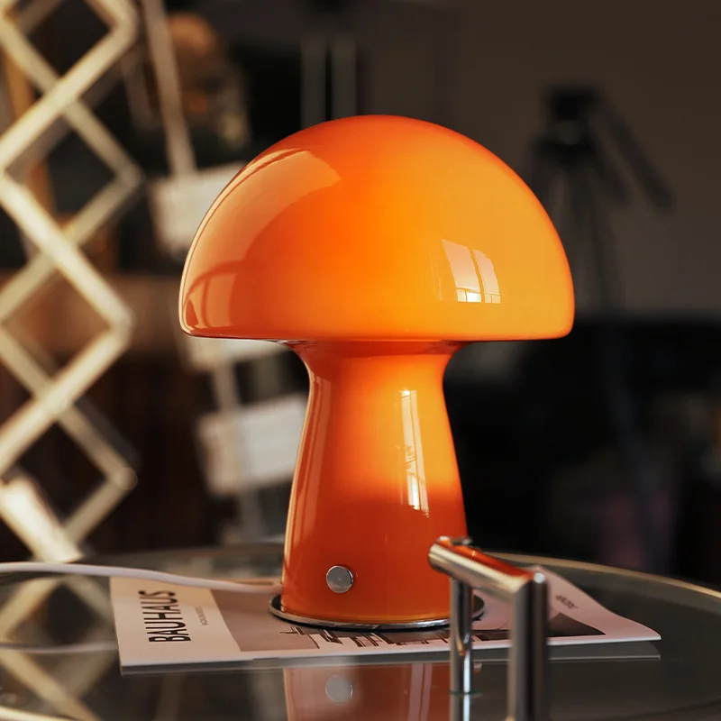 Vintage Mushroom Bauhaus Middle Ancient Table Lamp Nordic Modern Bedside Bedroom Study Touch Glass Lamp Atmosphere Lamp
Vintage Mushroom Bauhaus Middle Ancient Table Lamp Nordic Modern Bedside Bedroom Study Touch Glass Lamp Atmosphere Lamp