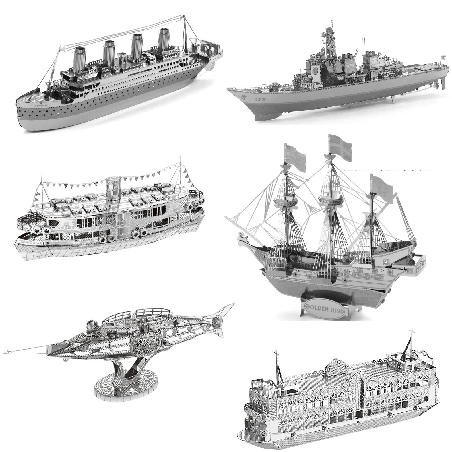 3D Metal Puzzle warship Black pearl The Destroyer Titanic USS Arizona model KITS Assemble Jigsaw Puzzle Gift Toys For Children
3D Metal Puzzle warship Black pearl The Destroyer Titanic USS Arizona model KITS Assemble Jigsaw Puzzle Gift Toys For Children