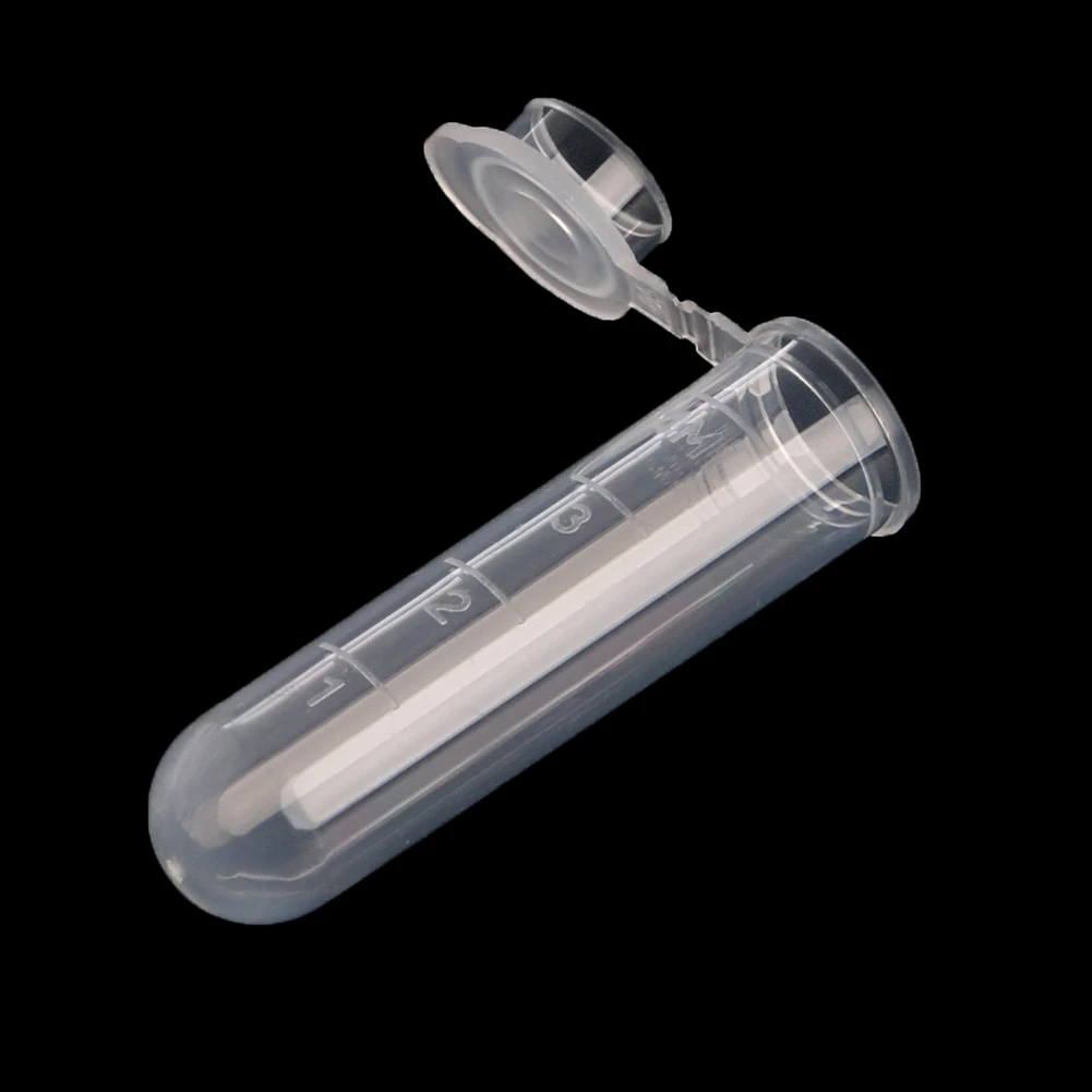 New 50Pcs 5ml Plastic Clear Snap Cap Centrifuge Tubes Vials Sample Lab Container
New 50Pcs 5ml Plastic Clear Snap Cap Centrifuge Tubes Vials Sample Lab Container